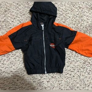 🏍️Harley Davidson Toddler “heavier” Rain Coat w/Hood🏍️